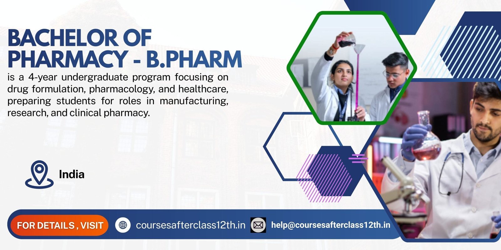 Bachelor of Pharmacy - B.Pharm