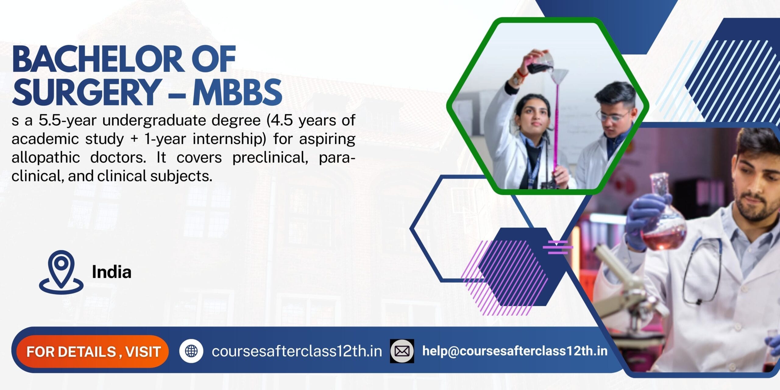 Bachelor of Surgery - MBBS