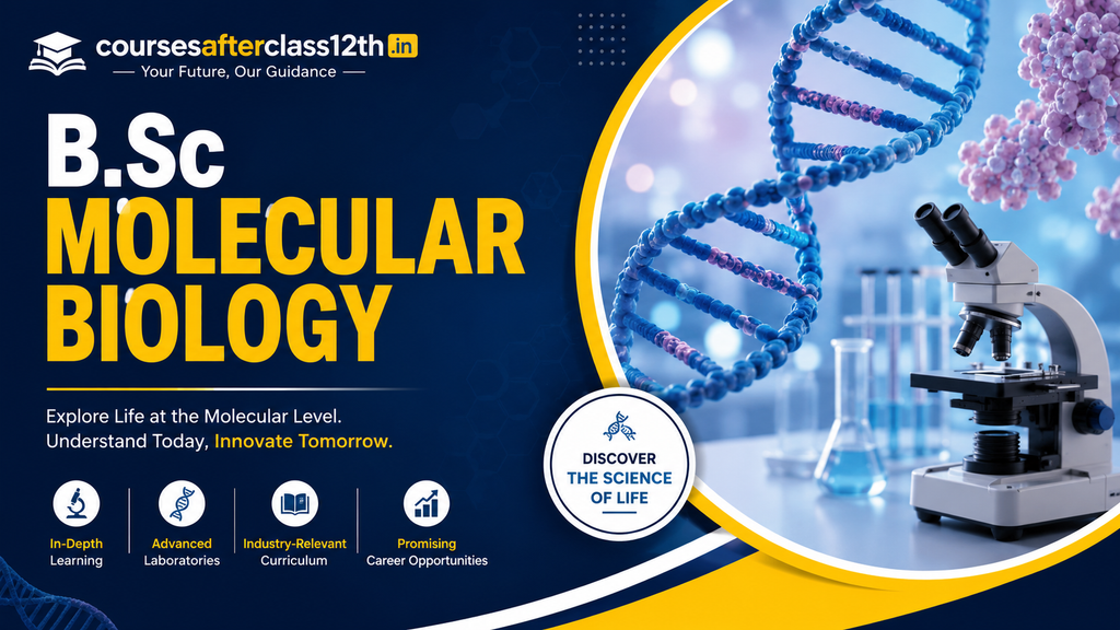 B.Sc Molecular Biology course with DNA and laboratory research