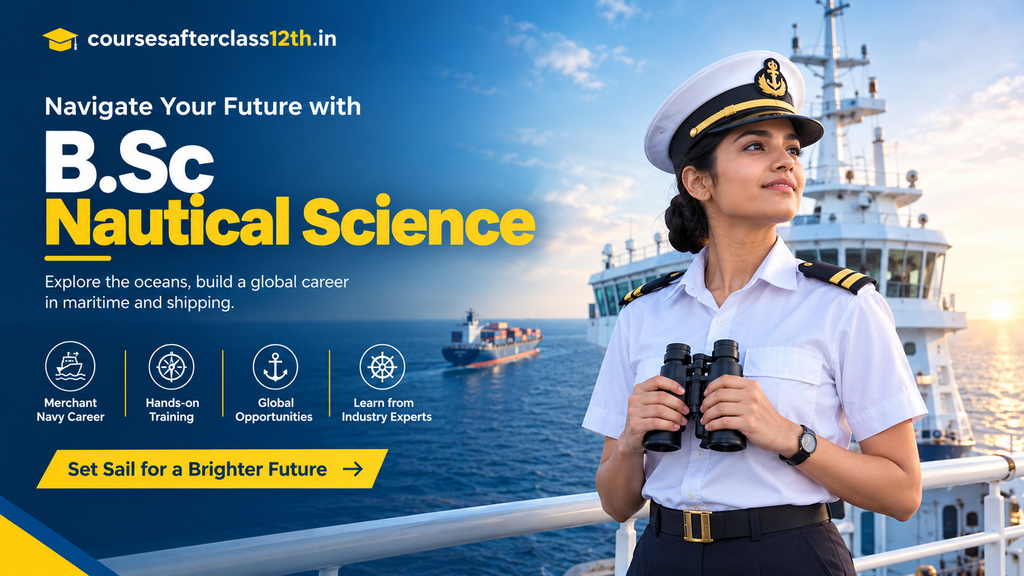 B.Sc Nautical Science course banner