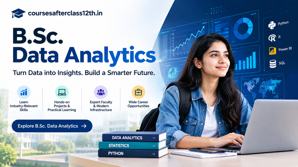 B.Sc. Data Analytics course banner