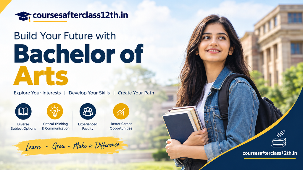 Bachelor of Arts degree students on campus