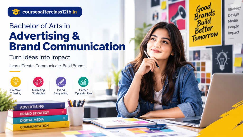 Bachelor of Arts in Advertising & Brand Communication course banner