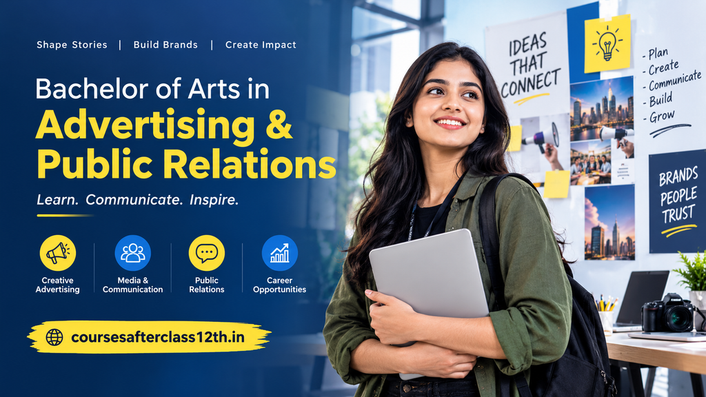 Bachelor of Arts in Advertising & Public Relations course banner