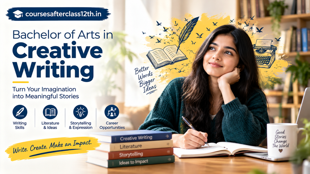 Bachelor of Arts in Creative Writing course banner