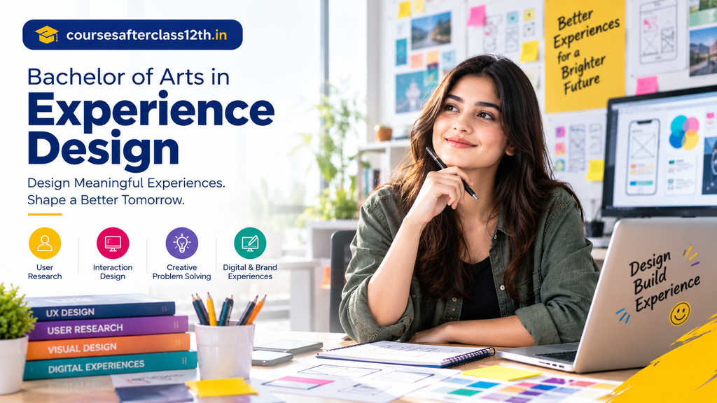 Bachelor of Arts in Experience Design course banner