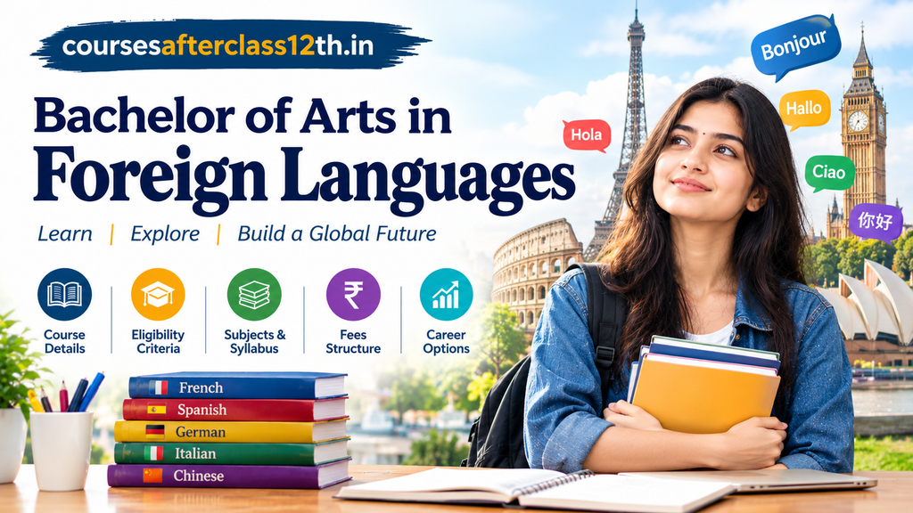 Bachelor of Arts in Foreign Languages course