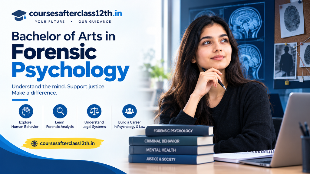 Bachelor of Arts in Forensic Psychology course banner