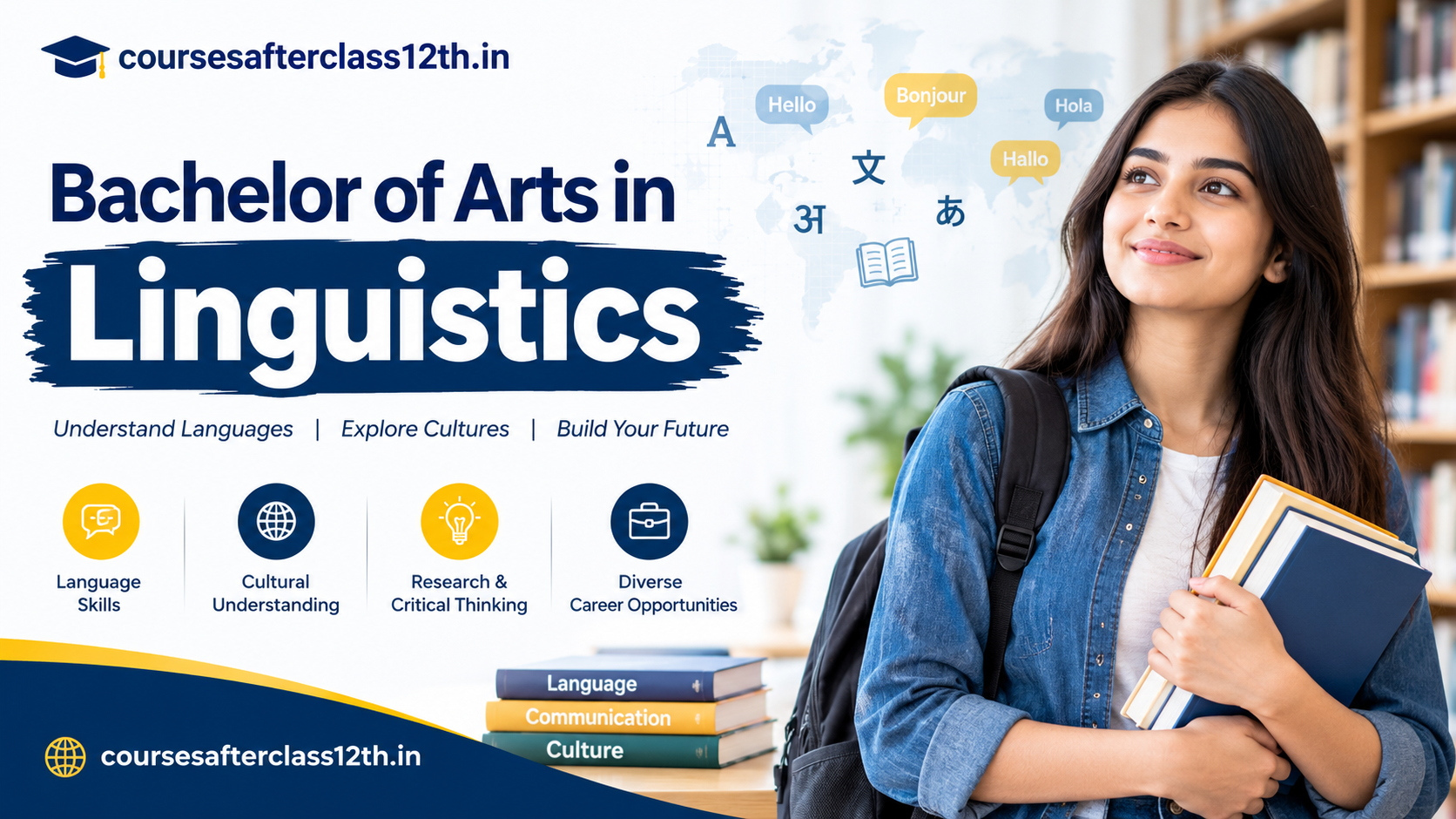 Bachelor of Arts in Linguistics course