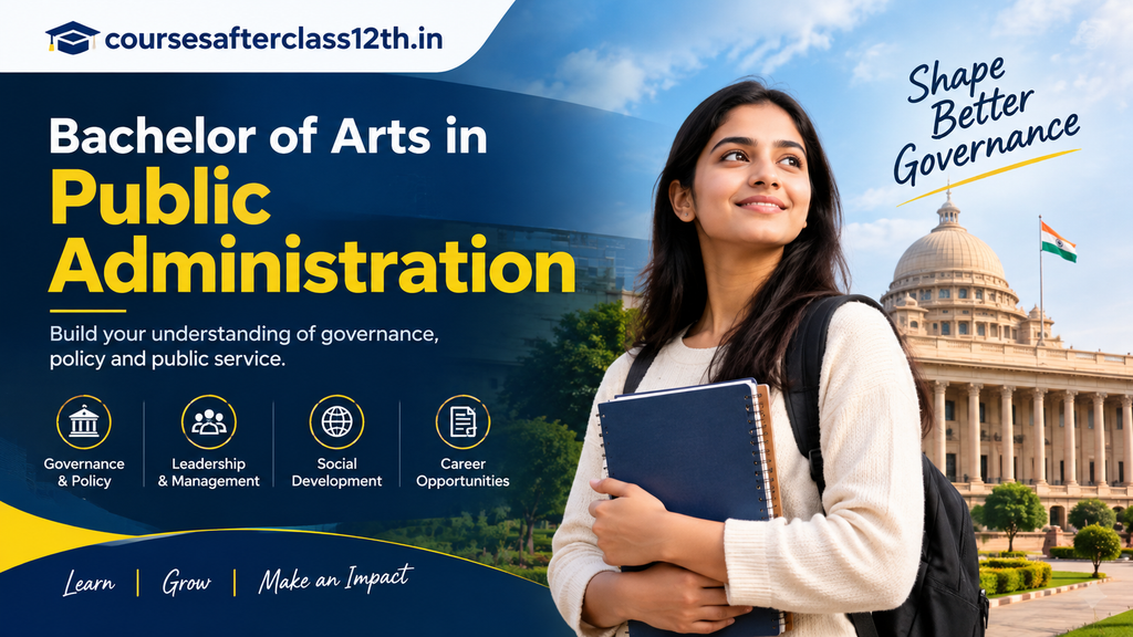 Bachelor of Arts in Public Administration course banner