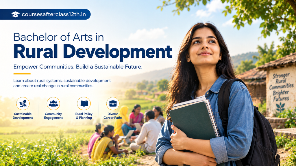 Bachelor of Arts in Rural Development course banner