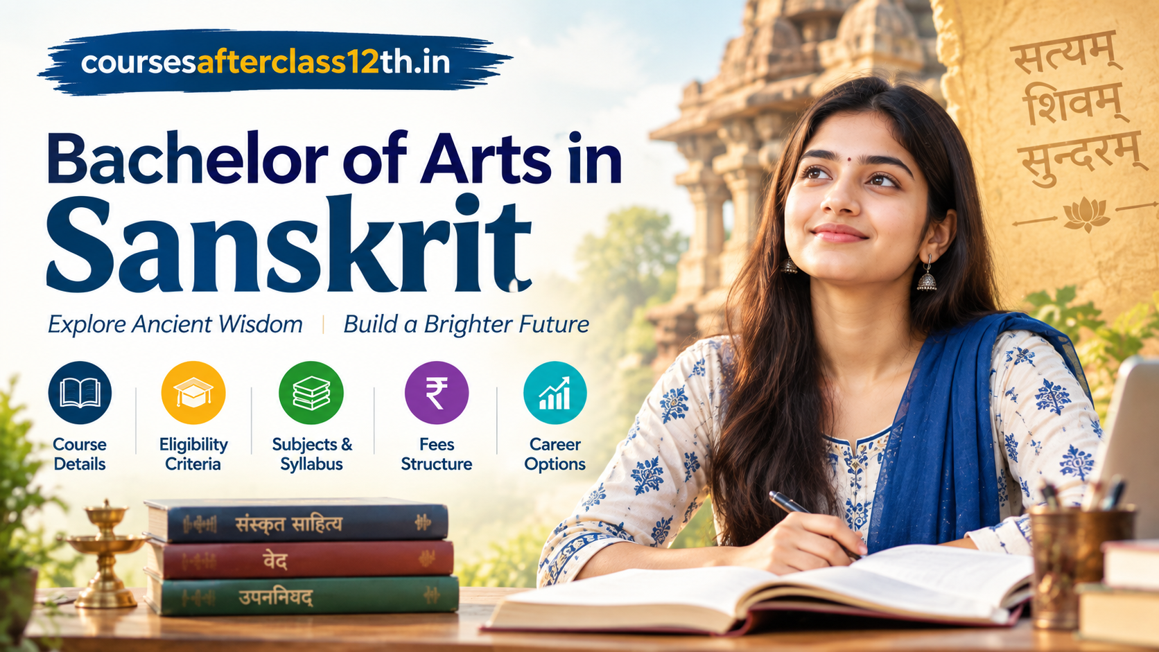 Bachelor of Arts in Sanskrit course