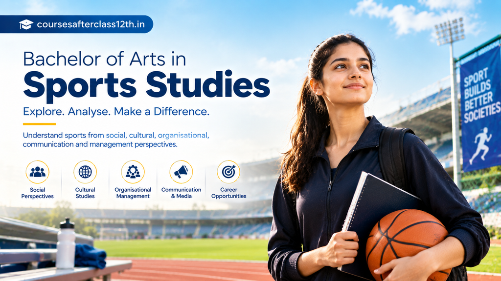 Bachelor of Arts in Sports Studies course banner