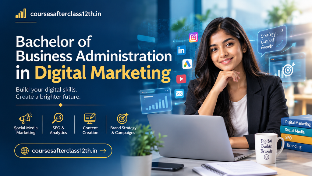 Bachelor of Business Administration in Digital Marketing course banner